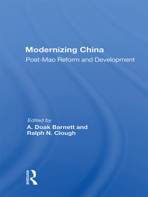 cover image of Modernizing China